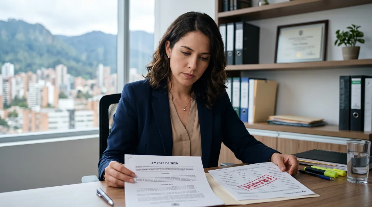 Ley 2573 de 2026 si es fraude no se paga y como reclamar en Colombia