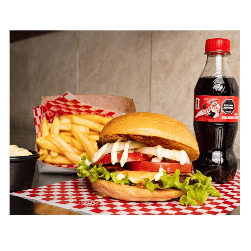 COMBO 1 PERSONAL HAMBURGUESA DE RES