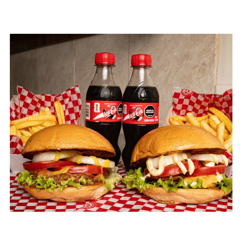 COMBO 4 PAREJA BURGUERS POLLO/RES/CHORIZO