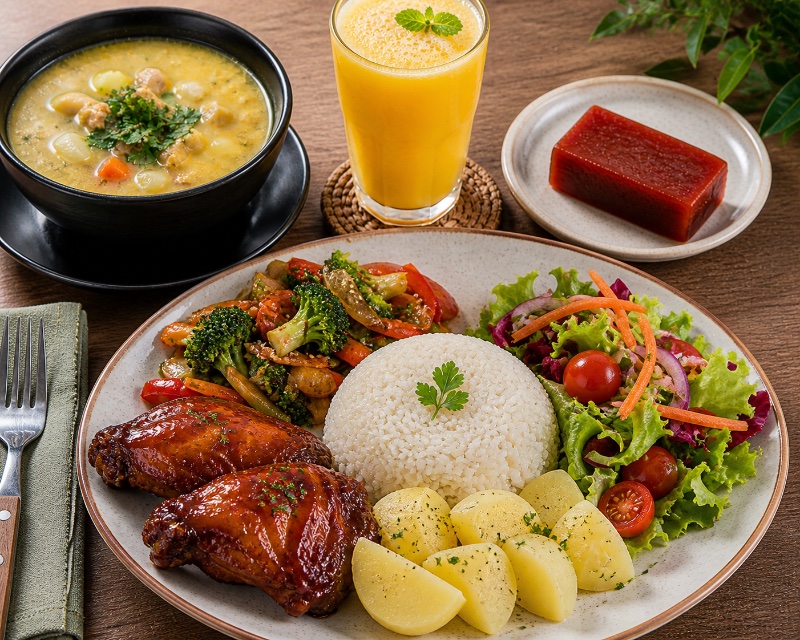 Menu del dia con alitas