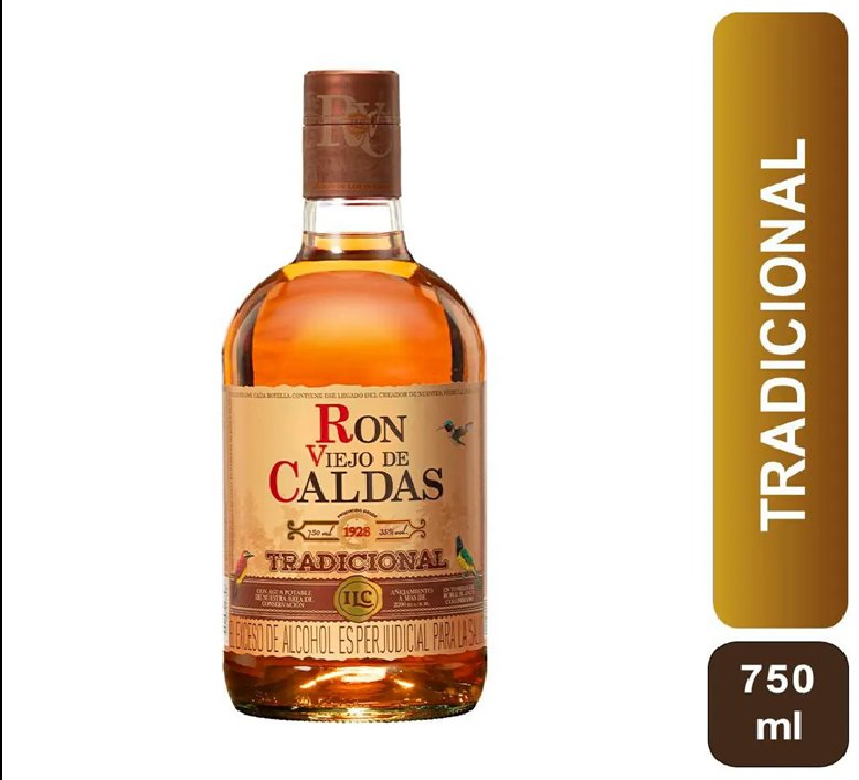 Ron caldas 750ml