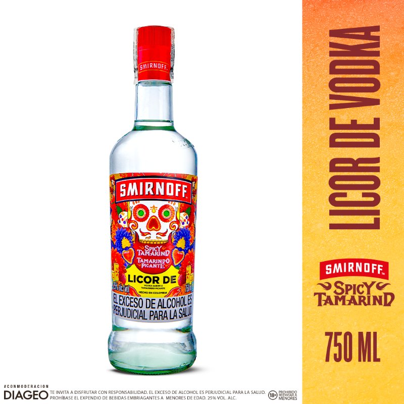 Smirnoff litro 750ml