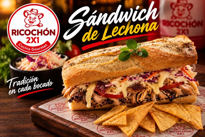 SANDWICH LECHONA